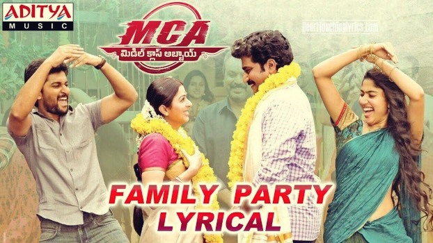 FAMILY Party Song Lyrics from MCA - Nani