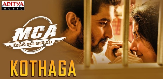 Kothaga Song Lyrics from MCA - Nani