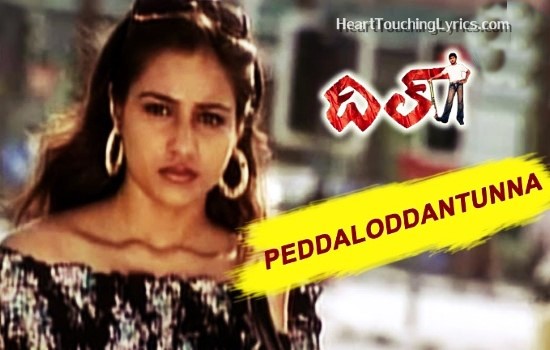 Peddaloddantunna Song Lyrics from Dil  - Nitin