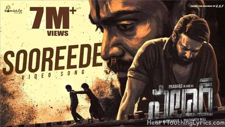 Sooreede Song Lyrics - Salaar