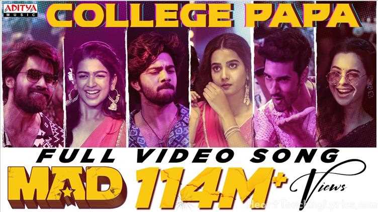 COLLEGE PAPA Song Lyrics - MAD