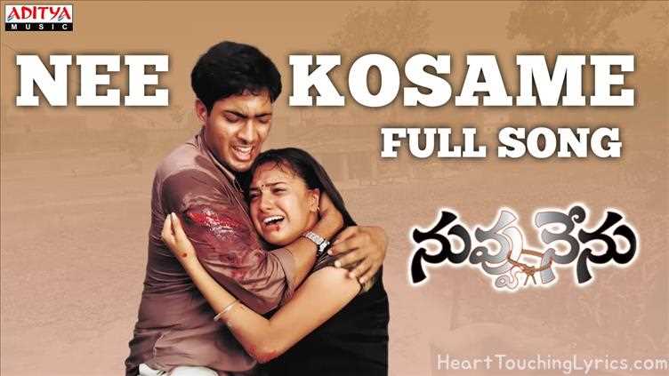 Nee Kosame Song Lyrics - Nuvvu Nenu